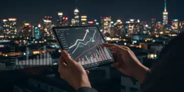 Financial charts showing inflation trends and asset protection strategies on a tablet.