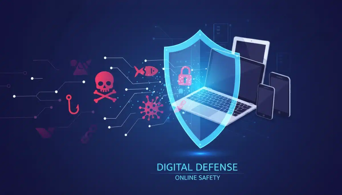Digital shield protecting connected devices from cyber threats