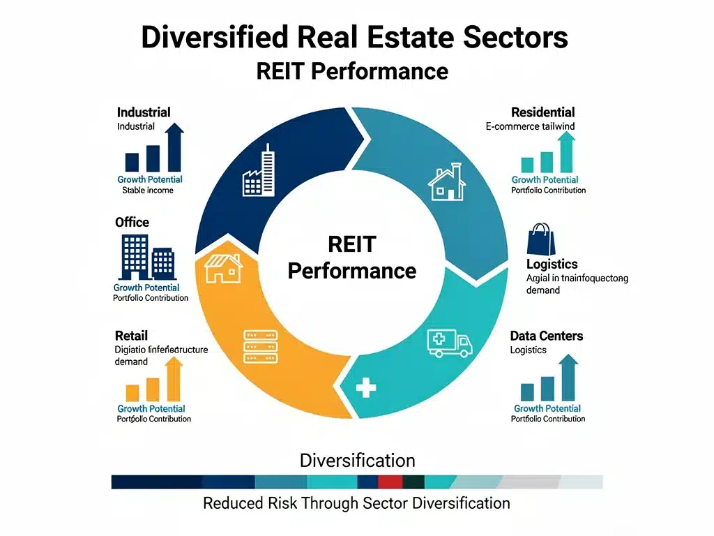 Diversified real estate sectors driving REIT growth and investor returns